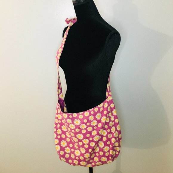 Vintage Handbags - Soft Cotton Daisy Bag